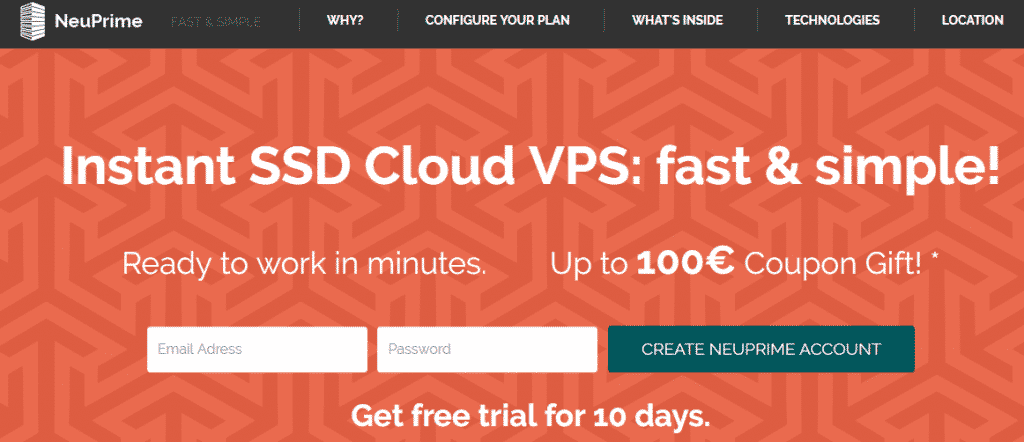 How To Get NeuPrime VPS For Free - TechPanga