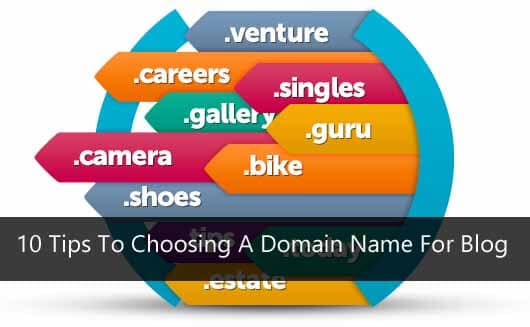 10 Tips To Choosing A Domain Name For Blog