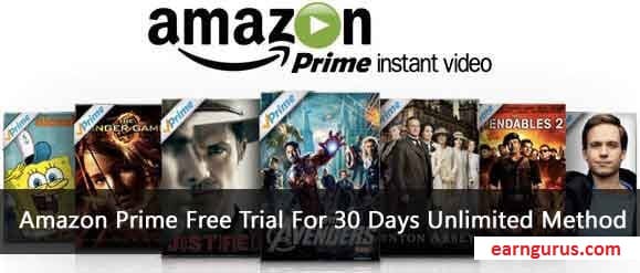 amazon prime free trial