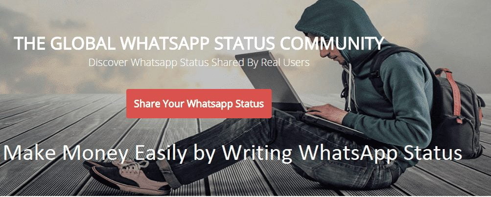 Make Money Easily by Writing WhatsApp Status - TechPanga