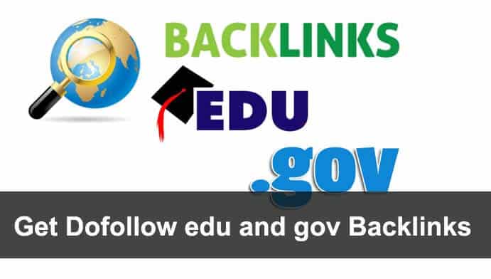 Get Dofollow edu and gov Backlinks