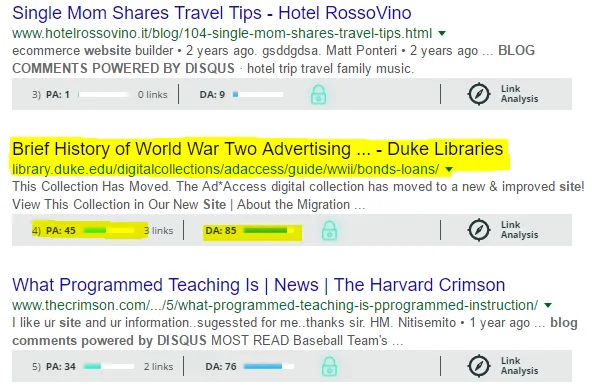 high PA and DA edu backlink