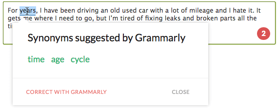 grammarly for mac email