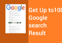 How to get 100 search results in Google search