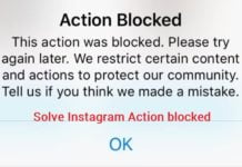 How to Solve Instagram Action blocked Error Instagram Action blocked