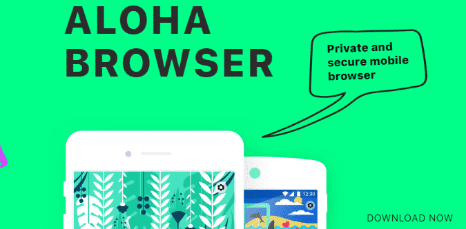 Браузер aloha не включается vpn