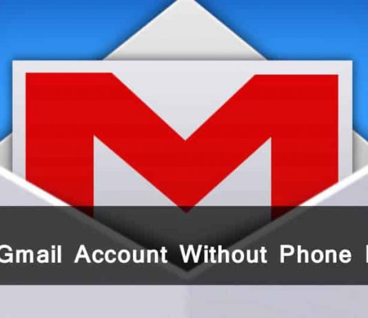 gmail without phone number