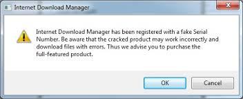 how to register idm with fake serial number