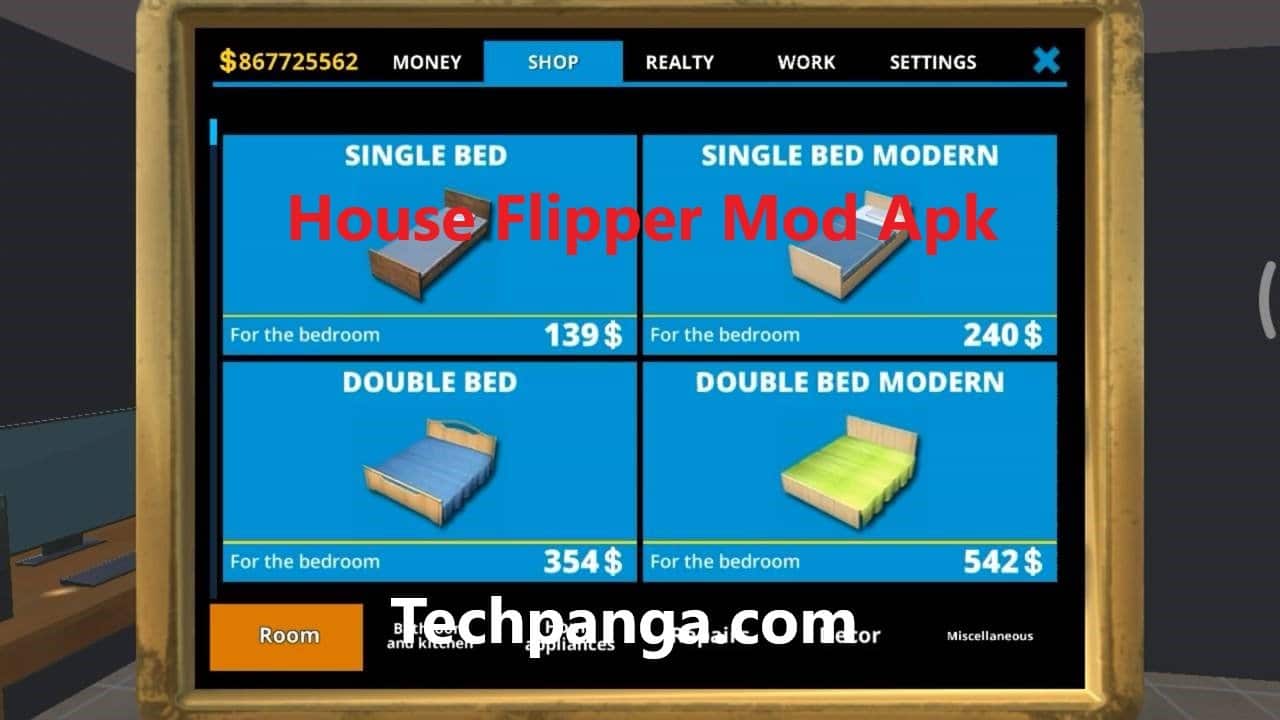 Download House Flipper Mod Apk Unlimited Money  TechPanga