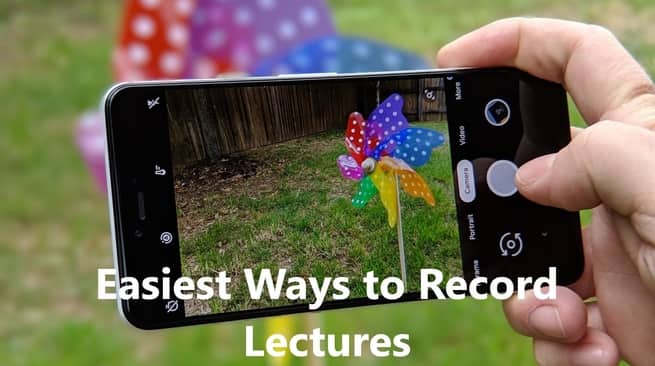 recording lectures on iphone