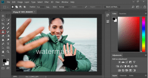 remove watermark from a photo in photoshop