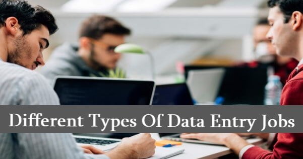 Different Types Of Data Entry Jobs