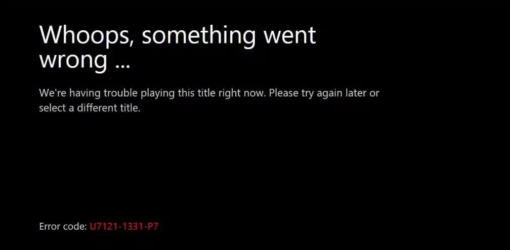 Netflix Error Code