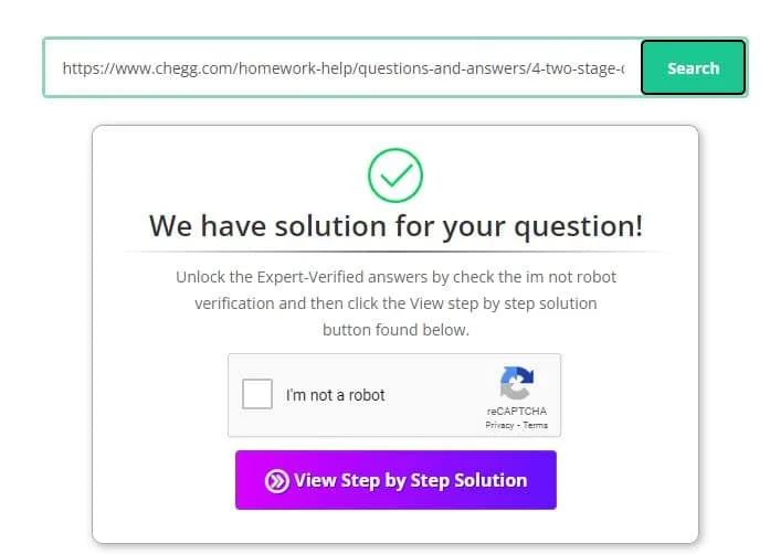 view chegg answer