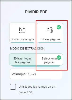 Extract Pages