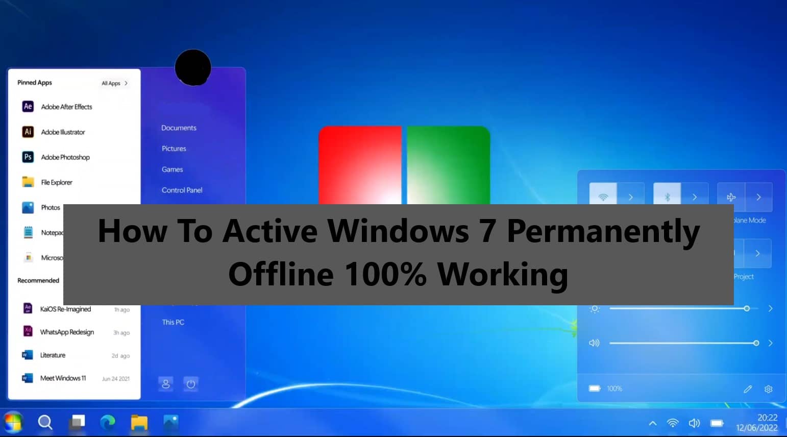 activate Windows 7 Permanently