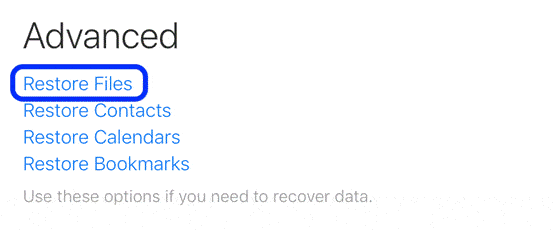  Open iCloud Drive
