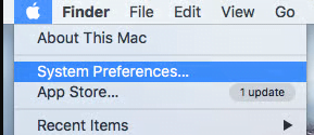 mac system Preferences.