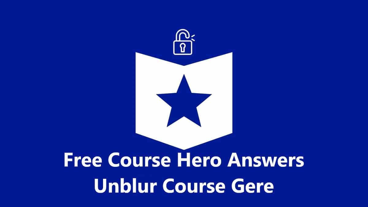 Course Hero Answers