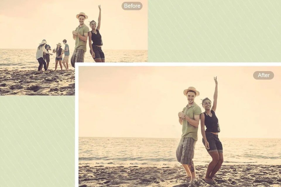 remove objects in photos.