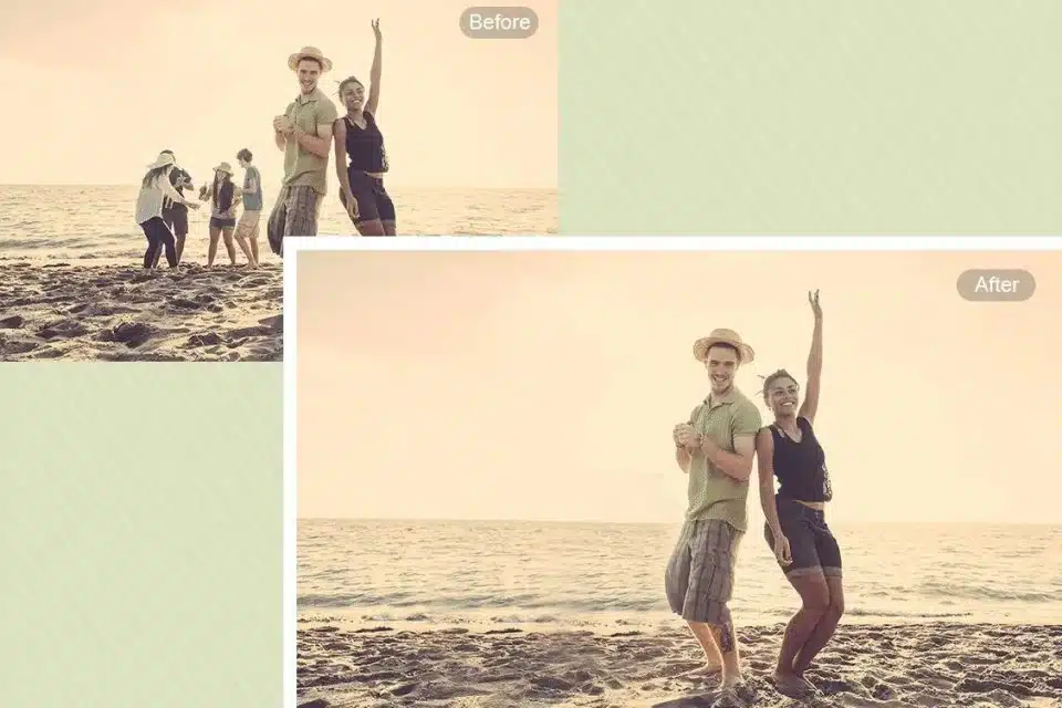remove objects in photos.