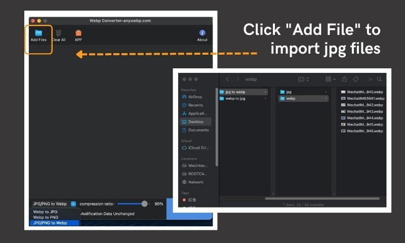 AnyWebP Tutorial: Convert JPG to WebP Online and Offline