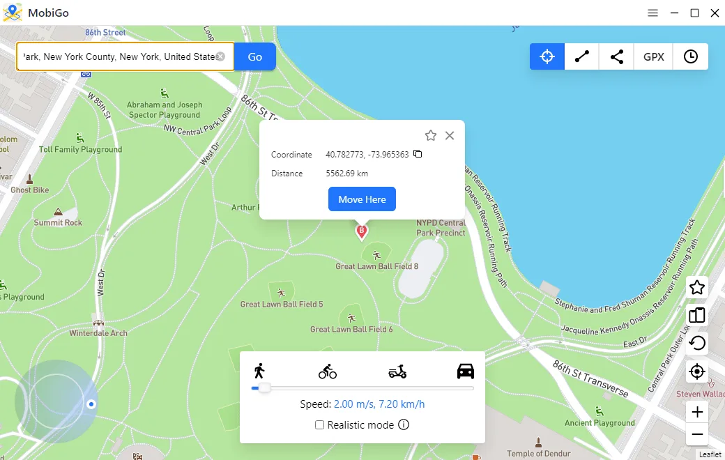 move-to-selected-location