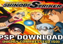 Naruto to Boruto: Shinobi Striker PSP Highly Compressed ISO Naruto to Boruto Shinobi Striker PSP Download