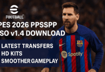 eFootball PES 2026 PPSSPP ISO v1.4 – Download and Play Now eFootball PES 2026