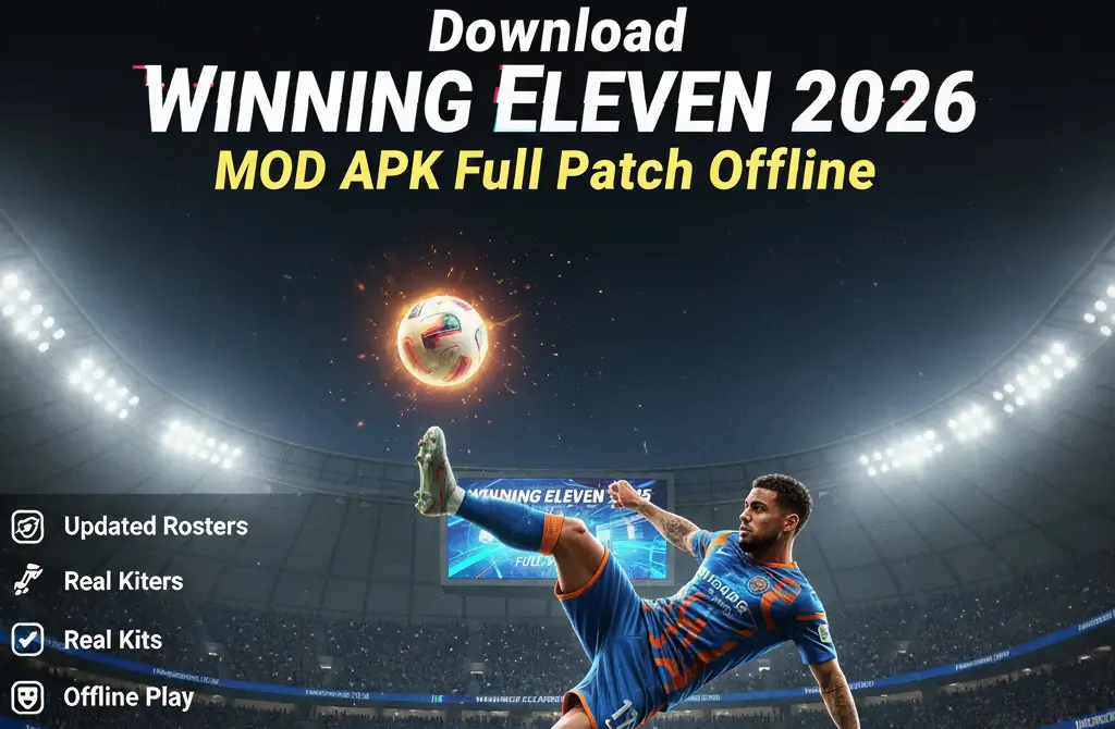 Download Winning Eleven 2026 Mod apk Full Patch Offline