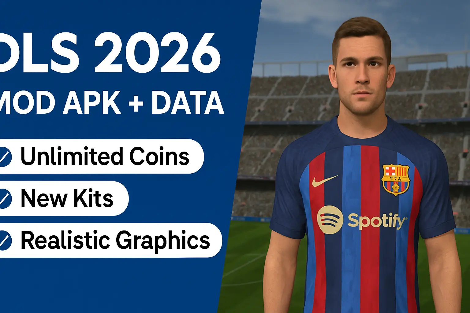 Dream League Soccer 2026 (DLS 26) Mod APK OBB Data Offline Download