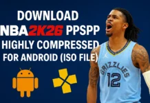 NBA 2K26 PPSSPP ISO Highly Compressed Download for Android & PC Download NBA 2K26 PPSSPP ISO Highly Compressed