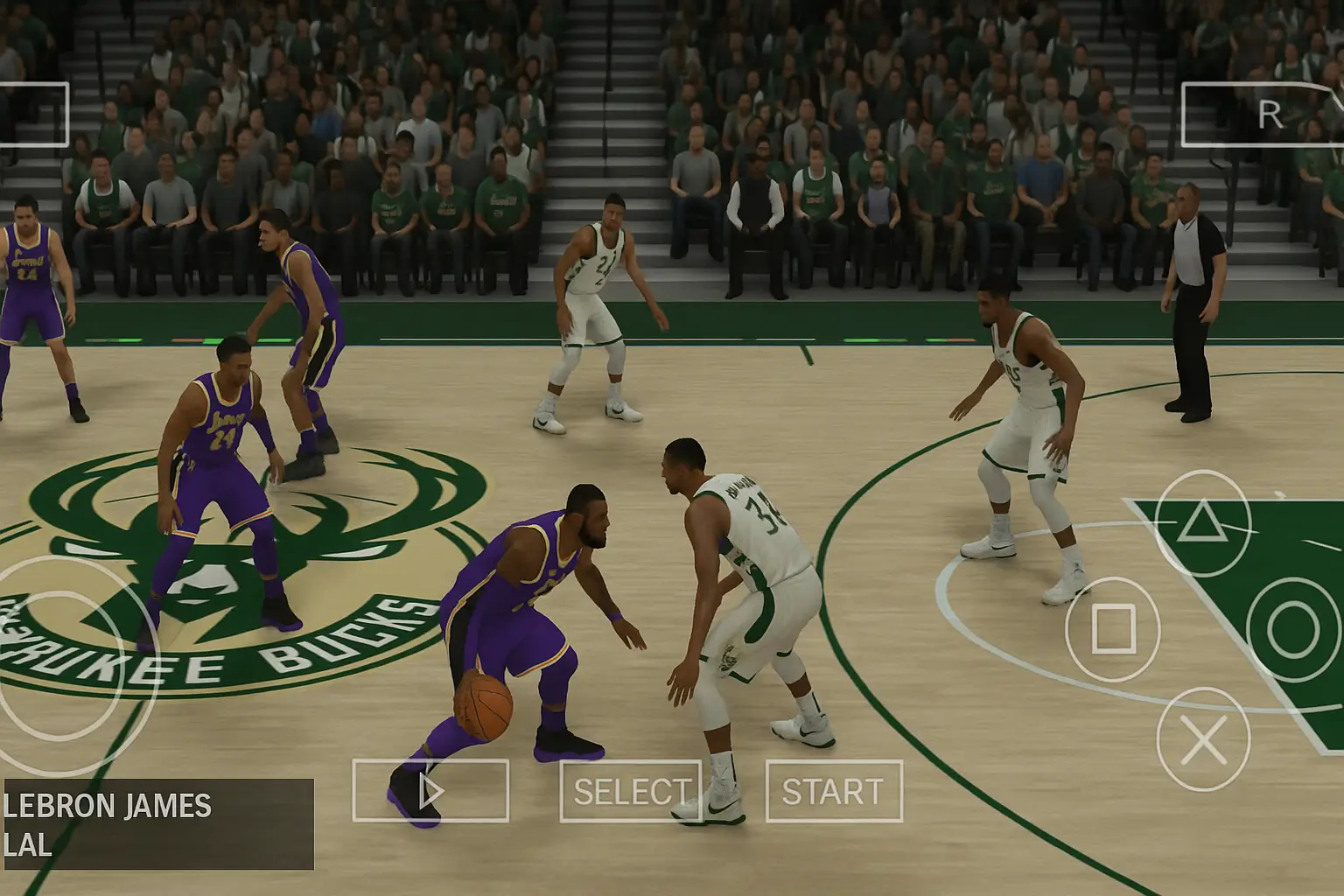 NBA 2K26 PPSSPP ISO Highly Compressed gamplay