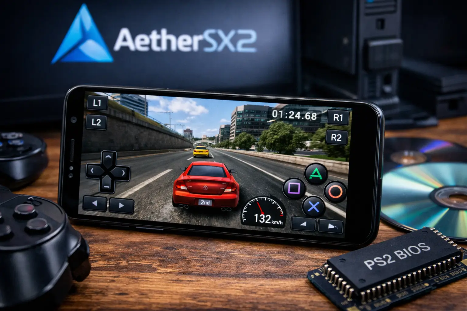 AetherSX2 alpha 1.4 3064 Apk PS2 Emulator For Android BIOS