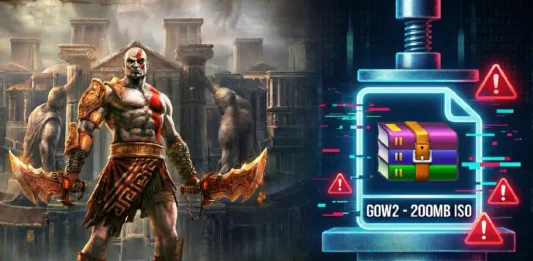 God of War 2 Highly Compressed ISO (200MB)