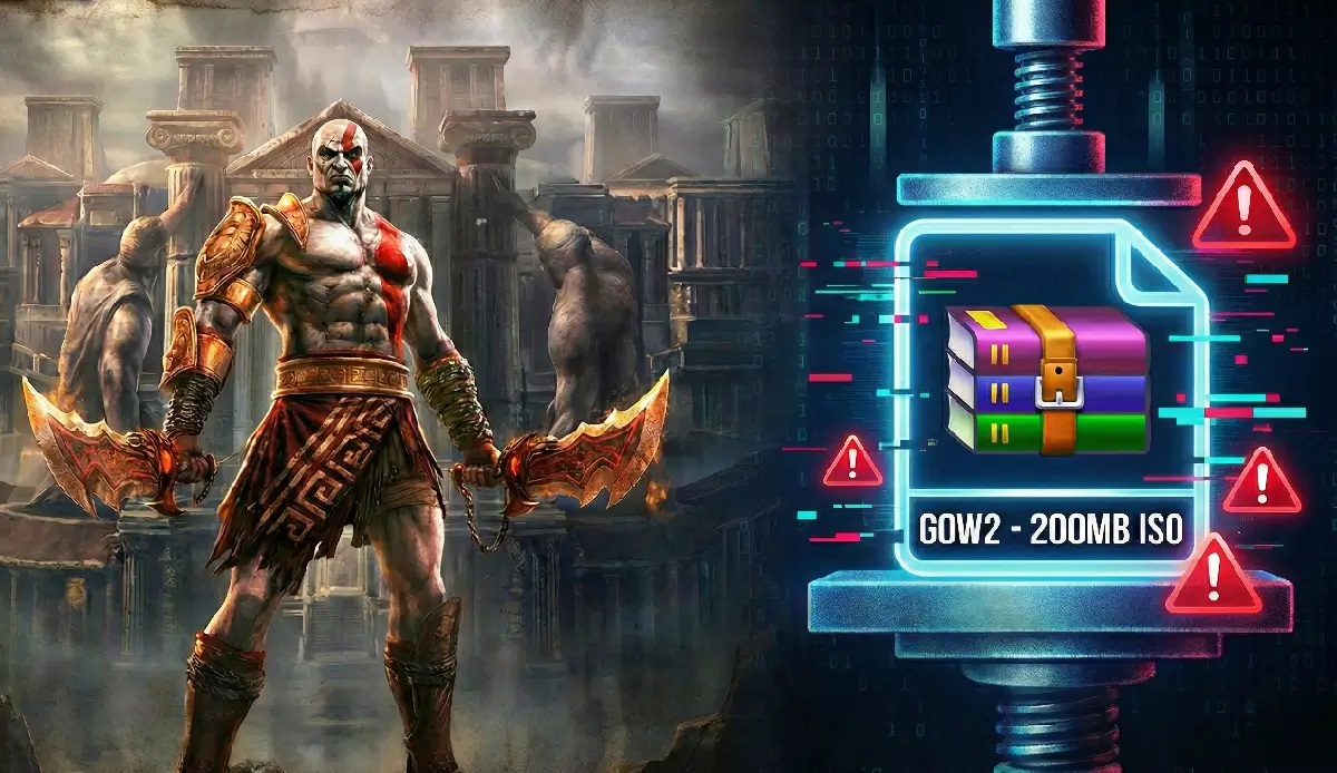 God of War 2 Highly Compressed ISO (200MB)