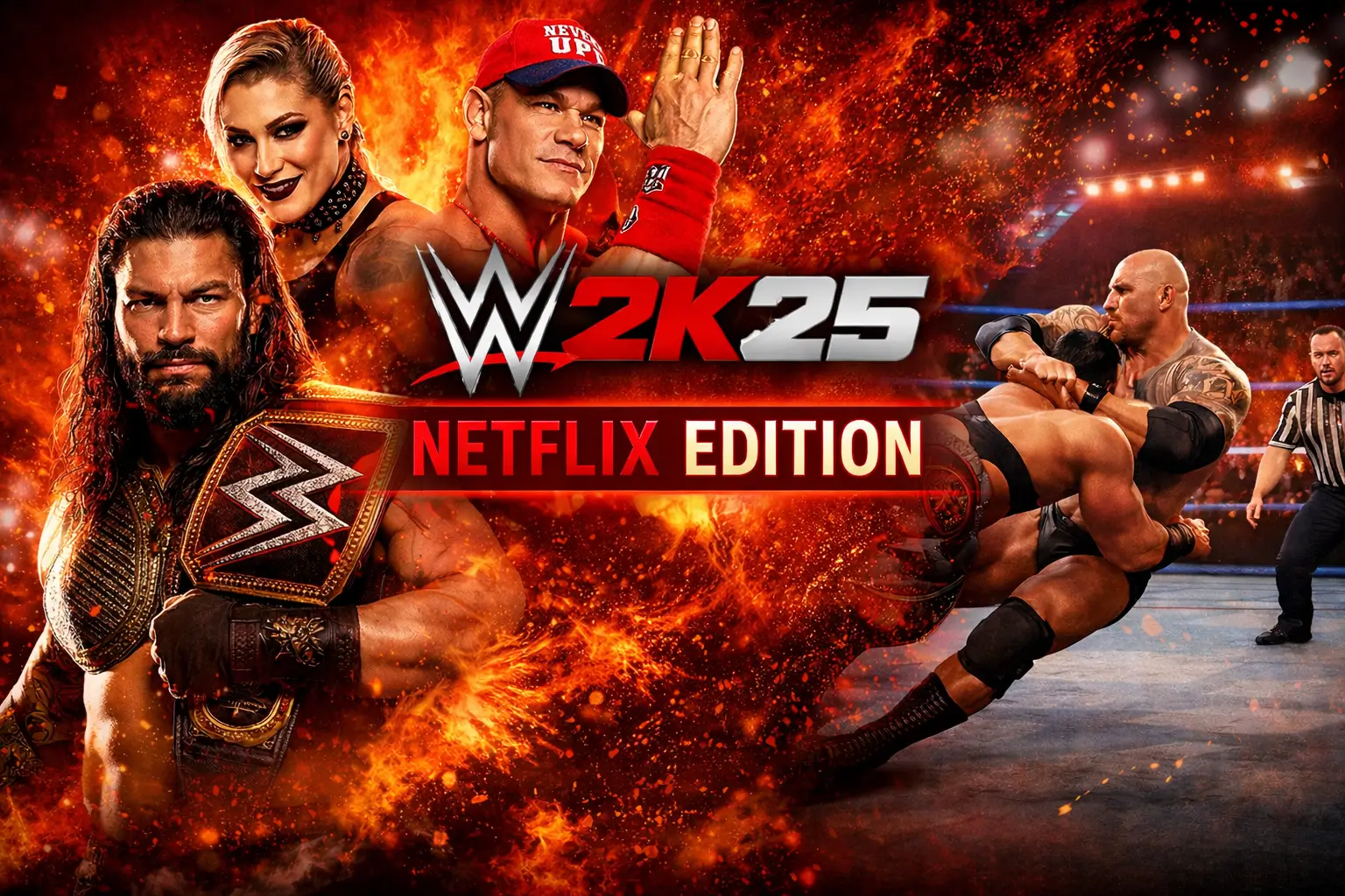 WWE 2k25 Netflix Edition