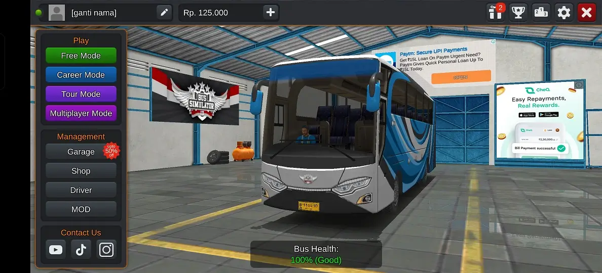 Download Bus Simulator Indonesia Mod 4.4.1 Apk