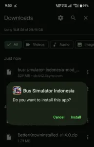 Install BUSSID Mod APK