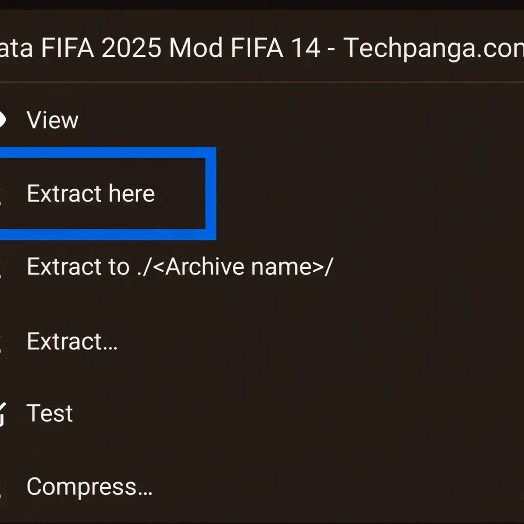 Install FIFA 14 Mod EA Sports FC 26