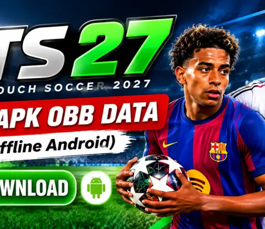 Download First Touch Soccer 2027 (FTS 27) Mod APK OBB Data (Offline Android)