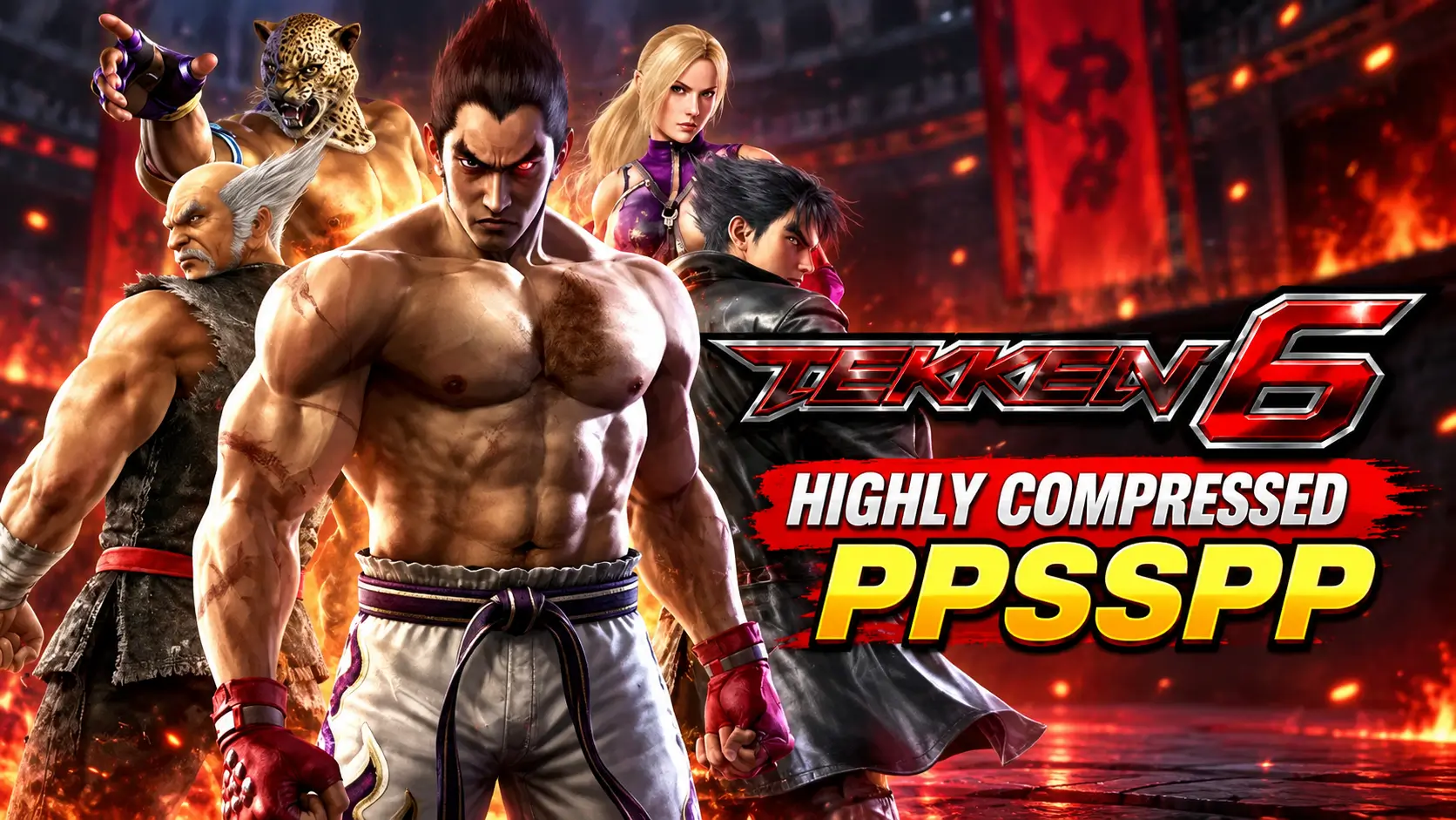 tekken 6 Highly Compressed PPSSPP
